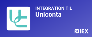Uniconta integration IEX